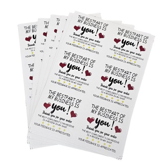 Thank You Reseller Business Appreciation Stickers Pick Your Favorite Ones New - Picture 6 of 16